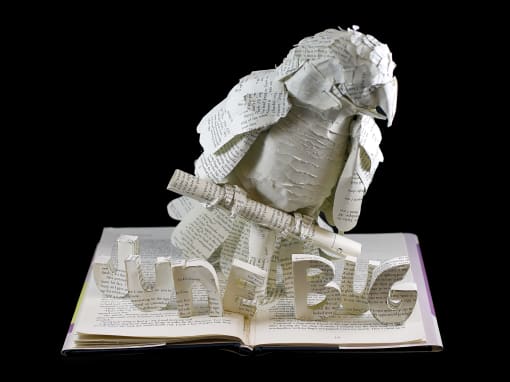 Book Sculpture: Project Junebug (Custom Request)